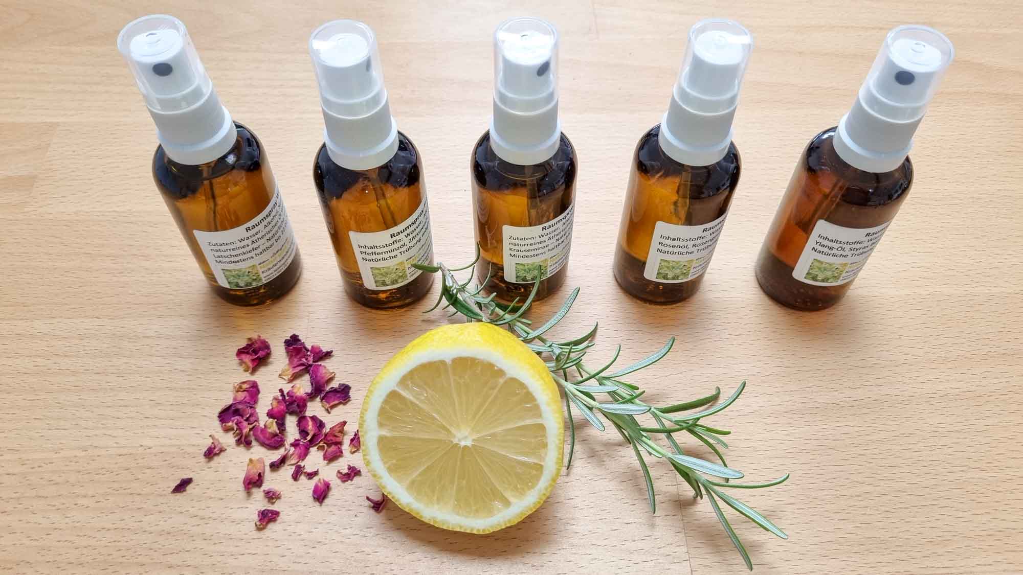 Kräuterworkshop »Eigenes Raumspray mit ätherischen Ölen herstellen«
